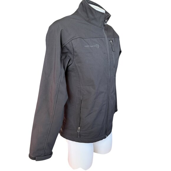 Free Country long sleeve zip up soft-shell fleece lined jacket windbreaker small - Picture 3 of 13